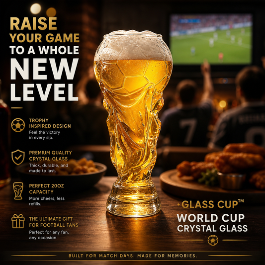 Glass Cup™ World Cup Crystal Glass